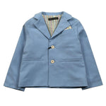 Daniele Alessandrini Giacca Tinta Unita con Bottoni per Bambino 1295J00001 AZZURRO DANIELE ALESSANDRINI 