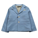 Daniele Alessandrini Giacca Tinta Unita con Bottoni per Bambino 1295J00001 AZZURRO DANIELE ALESSANDRINI 