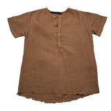 I'M Brian Camicia tinta unita Mezza Manica Cammello per Bambino CA1335J CAMMELLO I'M BRIAN 