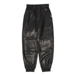 LIU JO pantalone in ecopelle tinta unita con elastico in vita Nero per Bambina GF4056 NERO LIU JO 