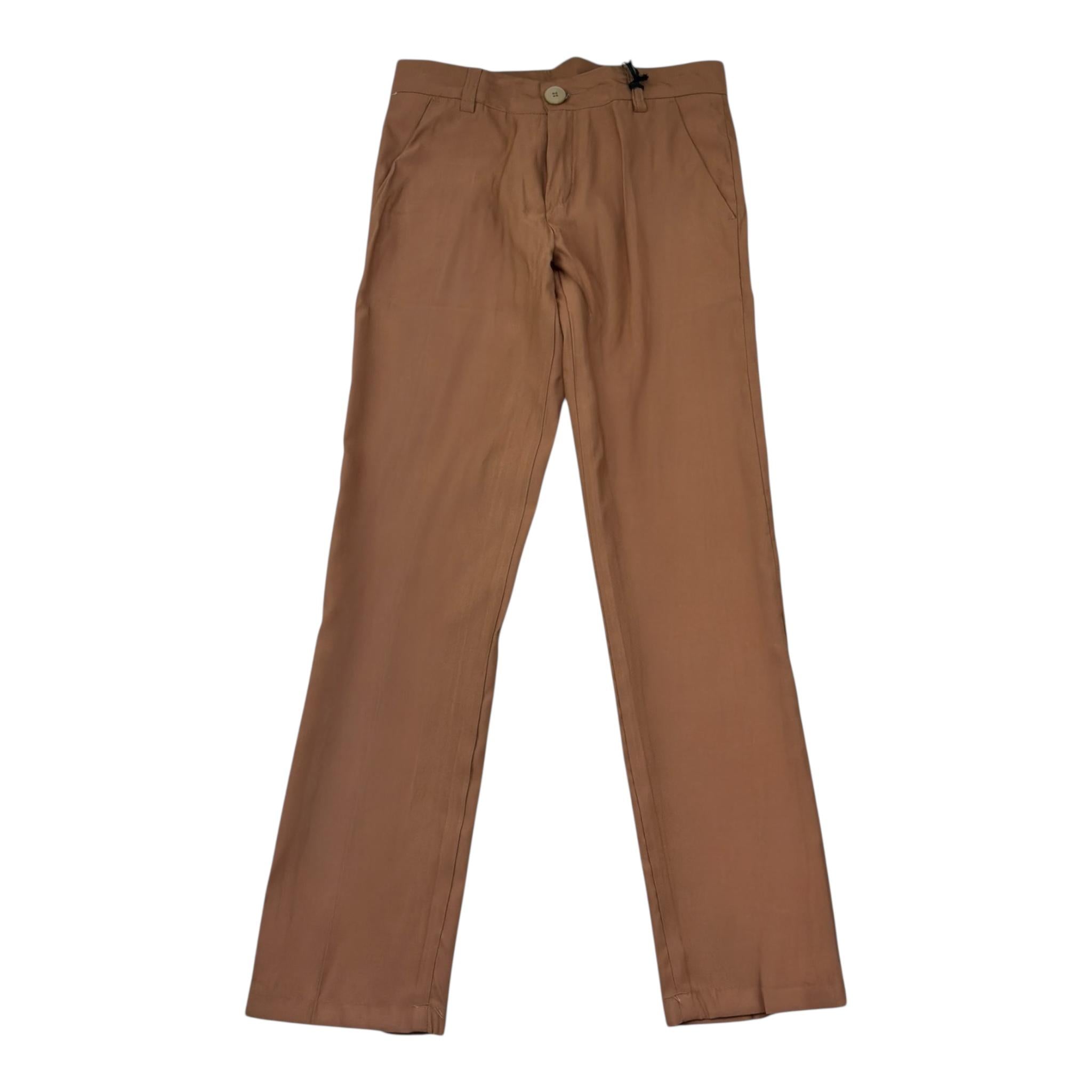 Emanuel Pris Pantalone Tinta Unita con Girovita Regolabile per Bambino EGC6244R MARRONE EMANUEL PRIS 