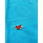 Sun68 Polo Mezza Manica Tinta Unita con Stampa per Bambino A35328X AZZURRO SUN68 