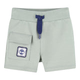 Timberland Bermuda Tinta Unita con Stampa per Neonato T60392 VERDE TIMBERLAND 