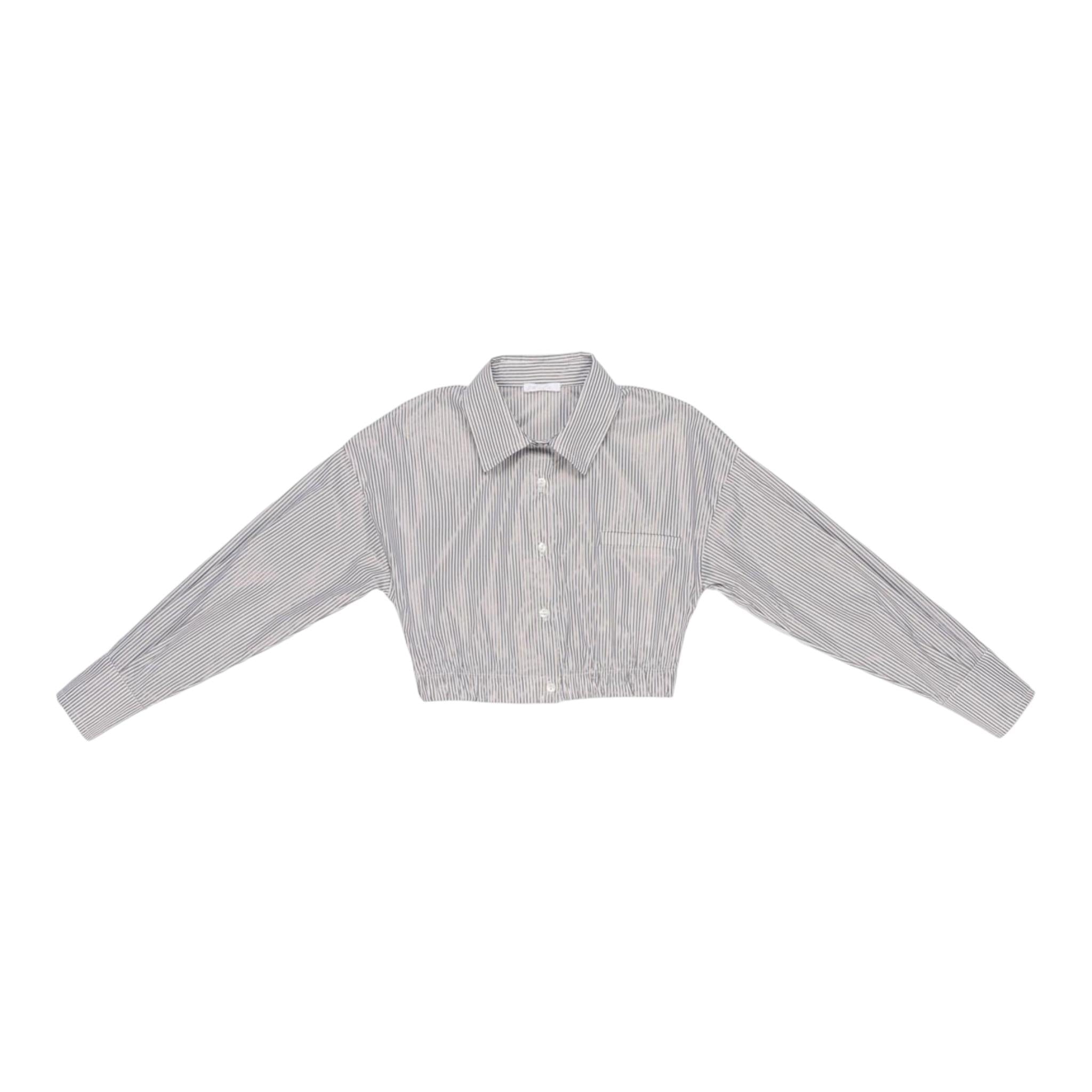 LU LU BY MISS GRANT camicia manica lunga fantasia a righe Bianco per Bambina LL3214 BIANCO LU LU BY MISS GRANT 