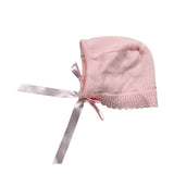 Foque Cappello Tinta Unita con Ricami per Neonata 1911814 ROSA FOQUE 