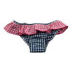 Saint Barth Mutandina Fantasia Quadretti per Bambina MELL001 BLU SAINT BARTH 