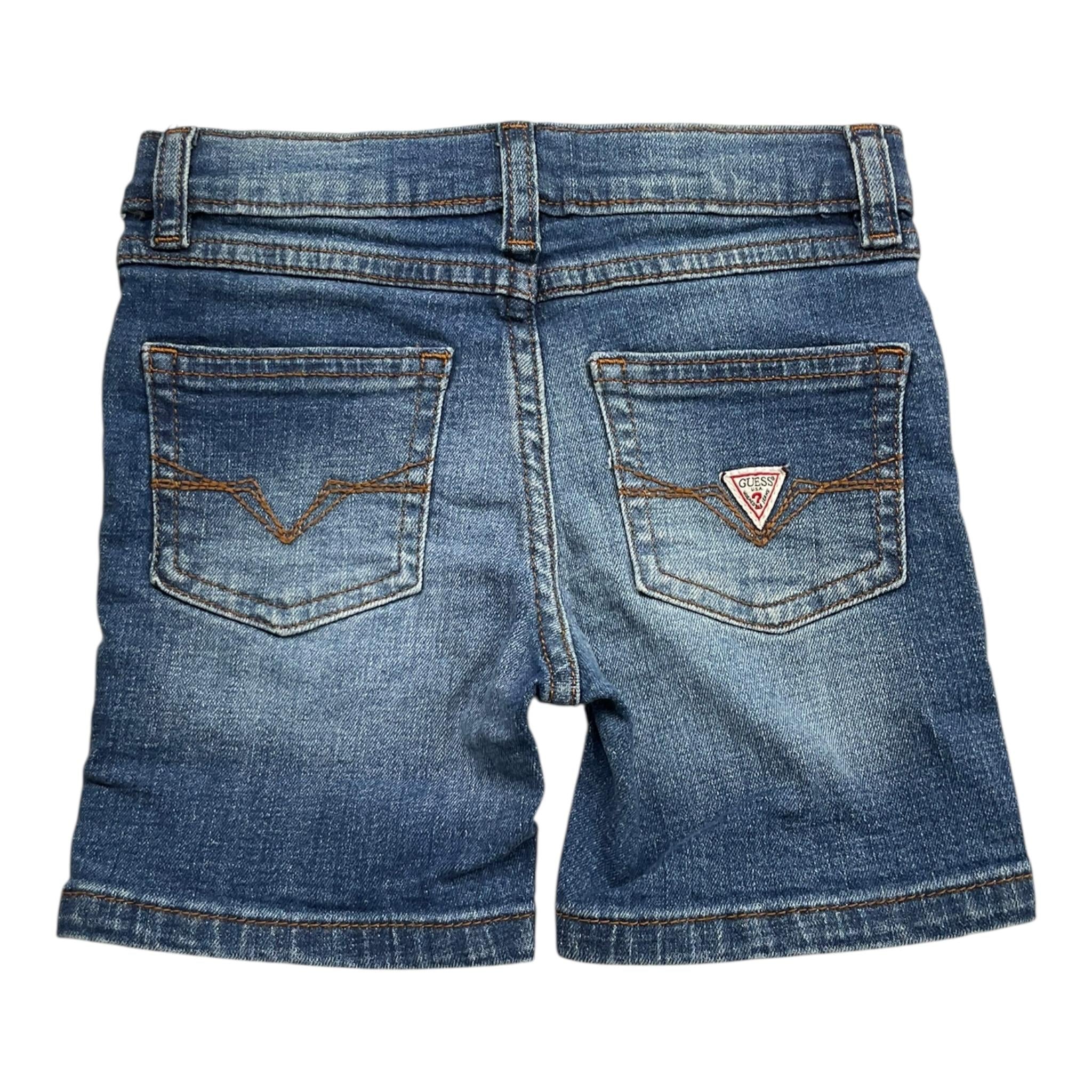 Guess Bermuda Tinta Unita In Denim per Neonato N4RD12D52Z0 BLU GUESS 