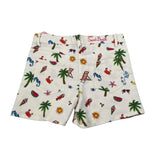 Saint Barth Short Tinta Unita con Stampe  per Bambina CANCUNJR BEIGE SAINT BARTH 