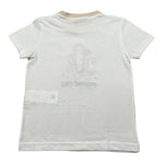 Manuel Ritz T-Shirt Girocollo Tinta Unita con Ricamo per Bambino MR3117X BIANCO MANUEL RITZ 