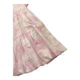 M+E' Abito Tinta Unita con Fantasia Fiori per Neonata UE1775 BIANCO M+E' 