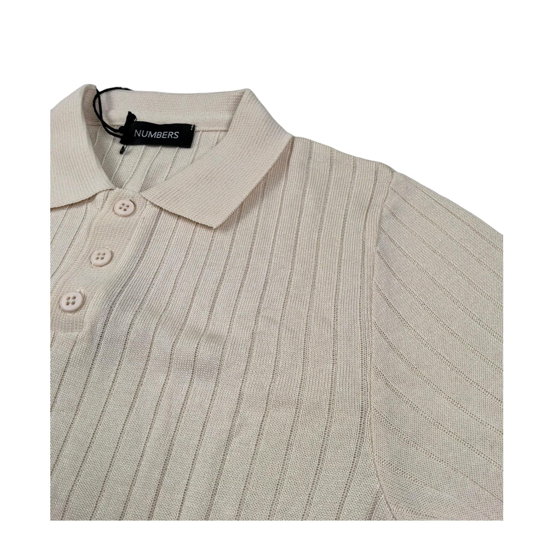 Numbers Polo Mezza Manica Tinta Unita per Bambino FIL08 BEIGE NUMBERS 