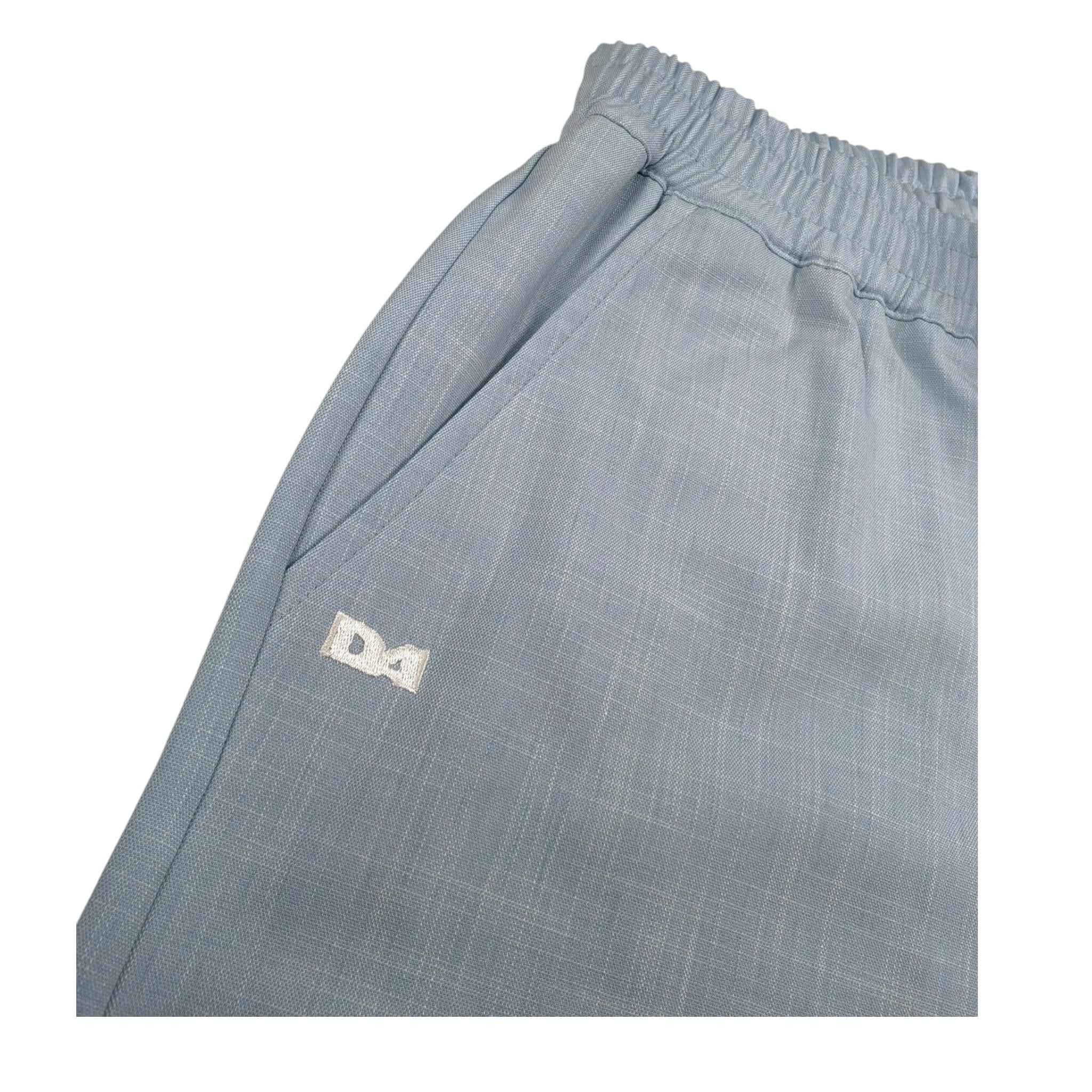 Daniele Alessandrini Bermuda Tinta Unita con Elastico In Vita per Bambino 1236S00231 AZZURRO DANIELE ALESSANDRINI 