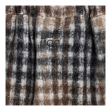 DOU DOU short tinta unita con fantasia a quadri Bianco per Bambina DV6B09 BIANCO DOU DOU 