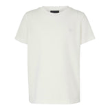 Emporio Armani T-Shirt Girocollo Tinta Unita con Logo per Bambino EB000166X PANNA EMPORIO ARMANI 
