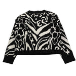 FUN & FUN maglia bicolore con stampa Bianco/nero per Bambina FNBSW12386 BIANCO/NERO FUN & FUN 