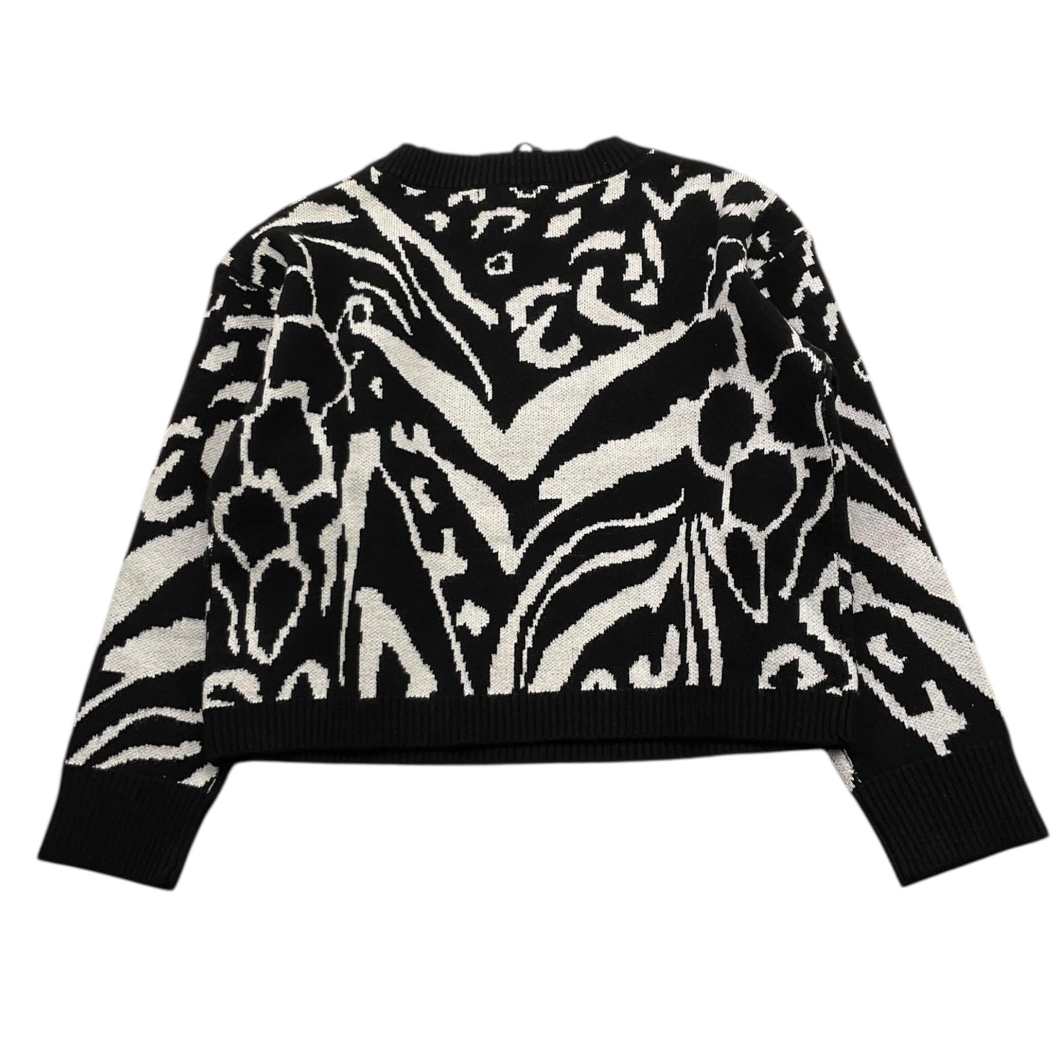 FUN & FUN maglia bicolore con stampa Bianco/nero per Bambina FNBSW12386 BIANCO/NERO FUN & FUN 