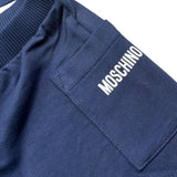 Moschino Completo 2 Pezzi T-Shirt-Bermuda Tinta Unita per Neonato MUG01U BLU MOSCHINO 
