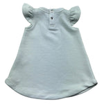 Trussardi Abito Giromanica Tinta Unita con Logo per Neonata TIP26021VE VERDE ACQUA TRUSSARDI 