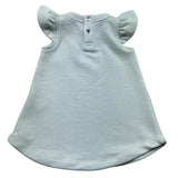 Trussardi Abito Giromanica Tinta Unita con Logo per Neonata TIP26021VE VERDE ACQUA TRUSSARDI 