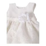 Abel & Lula Abito Cerimonia Tinta Unita con Ricami per Neonata 5013 BIANCO ABEL & LULA 