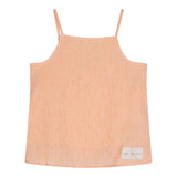 Calvin Klein Canotta Tinta Unita con Logo per Bambina IG0IG01954S0J PESCA CALVIN KLEIN 