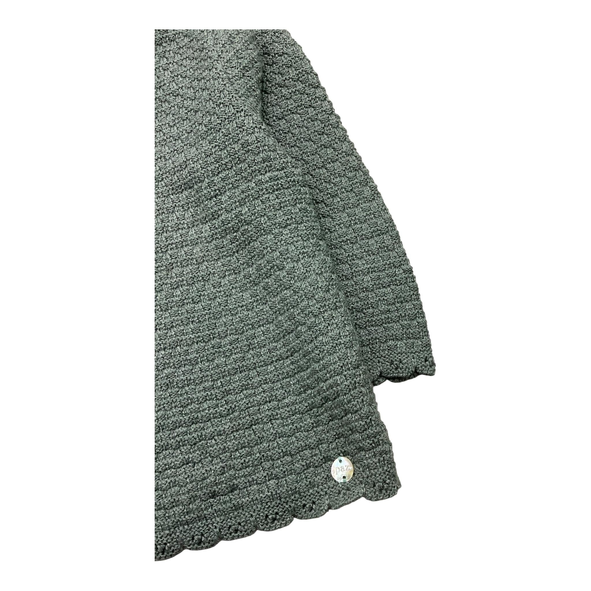 PAZ RODRIGUEZ cardigan tinta unita Verde per Neonato 001121105 VERDE PAZ RODRIGUEZ 