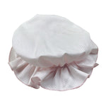 La Stupenderia Cappello Tinta Unita con Fantasia A Pois per Neonata TBCP84 ROSA LA STUPENDERIA 