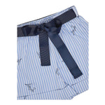 Liu Jo Short Tinta Unita con Fantasia A Righe per Neonata KA5143NXX AZZURRO LIU JO 