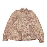 LA STUPENDERIA camicia tinta unita con fantasia fiori Rosa per Bambina TJCM82 ROSA LA STUPENDERIA 