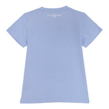 John Richmond T-Shirt Girocollo Tinta Unita con Stampa per Bambino RBP25117TS AZZURRO JOHN RICHMOND 