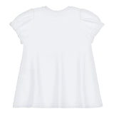 Moschino Abito Mezza Manica Tinta Unita con Stampa per Neonata MDV0CNN BIANCO MOSCHINO 