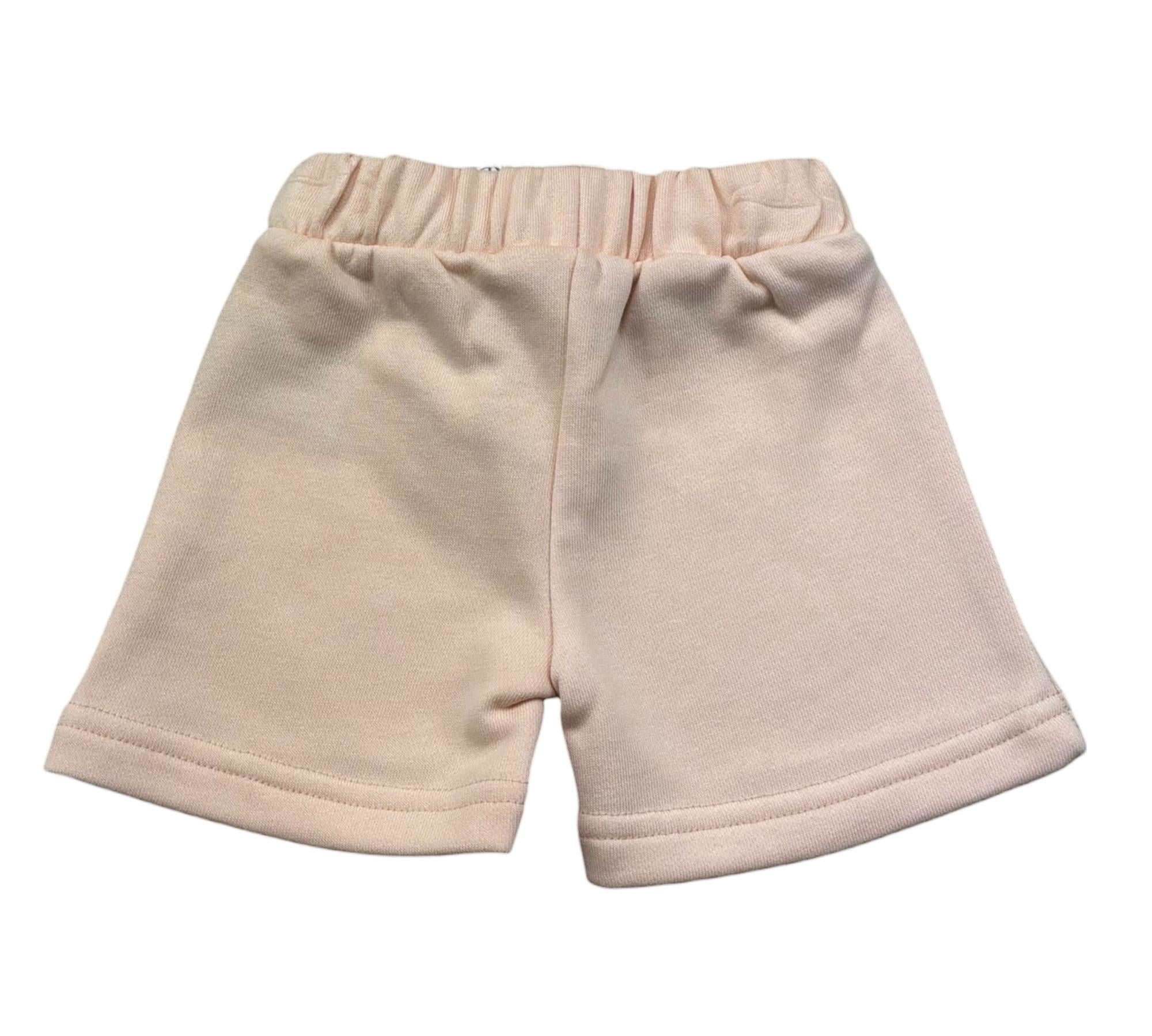 Trussardi Short Tinta Unita con Logo per Neonata TIP26024SH ROSA TRUSSARDI 