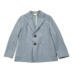 Manuel Ritz Giacca Tinta Unita con Logo per Bambino MR2890 AZZURRO MANUEL RITZ 