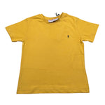 Cesare Paciotti T-Shirt Girocollo tinta unita con Stampa Giallo per Bambino TSP5155BXXX GIALLO CESARE PACIOTTI 