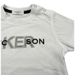 Jeckerson T-Shirt Girocollo Tinta Unita con Stampa per Neonato JN4028 BIANCO JECKERSON 