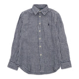 Ralph Lauren Camicia Tinta Unita con Fantasia A Righe per Bambino 323962145001X BLU RALPH LAUREN 