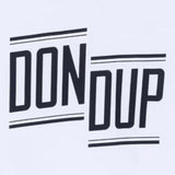 Dondup T-Shirt Girocollo Tinta Unita con Stampa per Bambina DMTS042X BIANCO DONDUP 