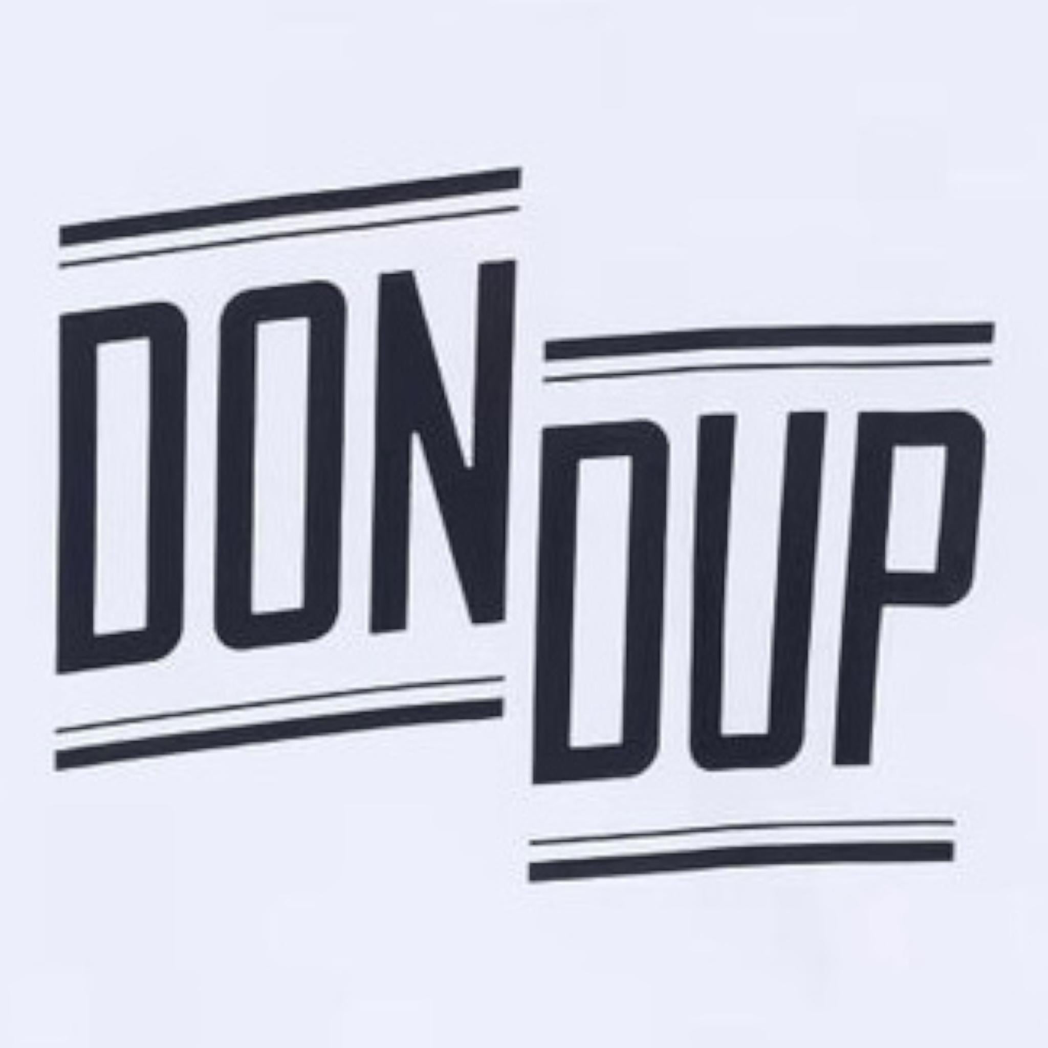 Dondup T-Shirt Girocollo Tinta Unita con Stampa per Bambina DMTS042X BIANCO DONDUP 