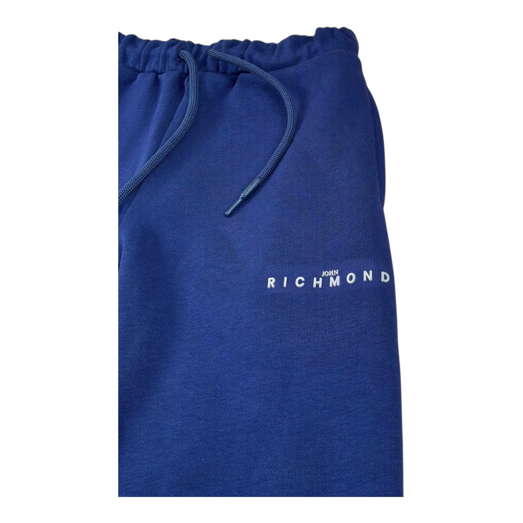John Richmond Pantalone Tuta Tinta Unita con Logo per Bambino RBP26015PA BLU JOHN RICHMOND 