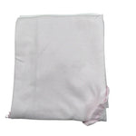 La Stupenderia Coperta Tinta Unita con Applicazioni per Neonata TBC050 ROSA LA STUPENDERIA 