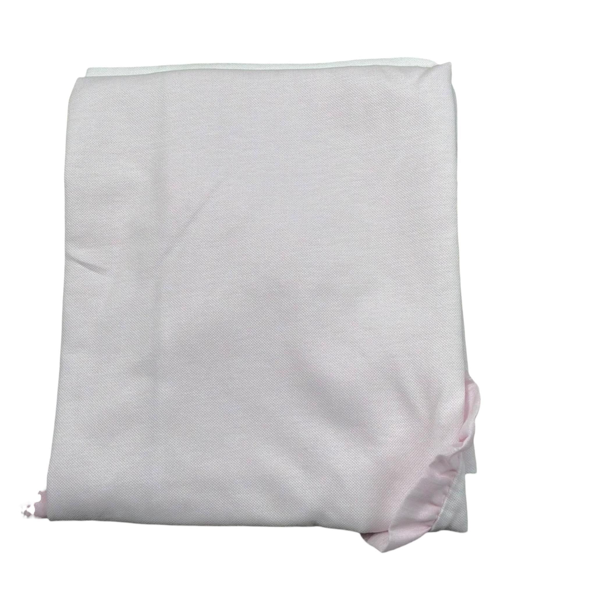 La Stupenderia Coperta Tinta Unita con Applicazioni per Neonata TBC050 ROSA LA STUPENDERIA 