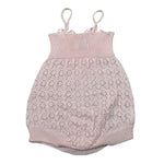 Cnd Pagliaccetto Tinta Unita Traforato per Neonata 55924469 ROSA CND 