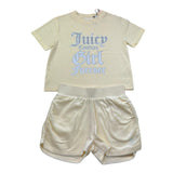 Juicy Couture Completo 2 Pezzi T-Shirt-Short per Bambina JBX6675 GIALLO JUICY COUTURE 
