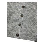 NAME.IT cardigan tinta unita scollo a v Grigio per Bambino 1319017 GRIGIO NAME.IT 