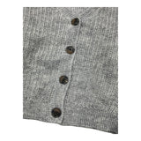 NAME.IT cardigan tinta unita scollo a v Grigio per Bambino 1319017 GRIGIO NAME.IT 