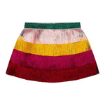 STELLA McCARTNEY gonna multicolor con frange Multicolor per Bambina TT7B51 MULTICOLOR STELLA McCARTNEY 