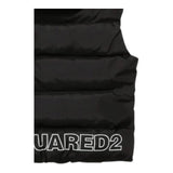 DSQUARED2 giubbino tinta unita con cappuccio smanicato Nero per Bambino DQ1731 NERO DSQUARED2 