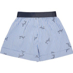 Liu Jo Short Tinta Unita con Fantasia A Righe per Neonata KA5143NXX AZZURRO LIU JO 