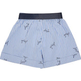 Liu Jo Short Tinta Unita con Fantasia A Righe per Neonata KA5143NXX AZZURRO LIU JO 
