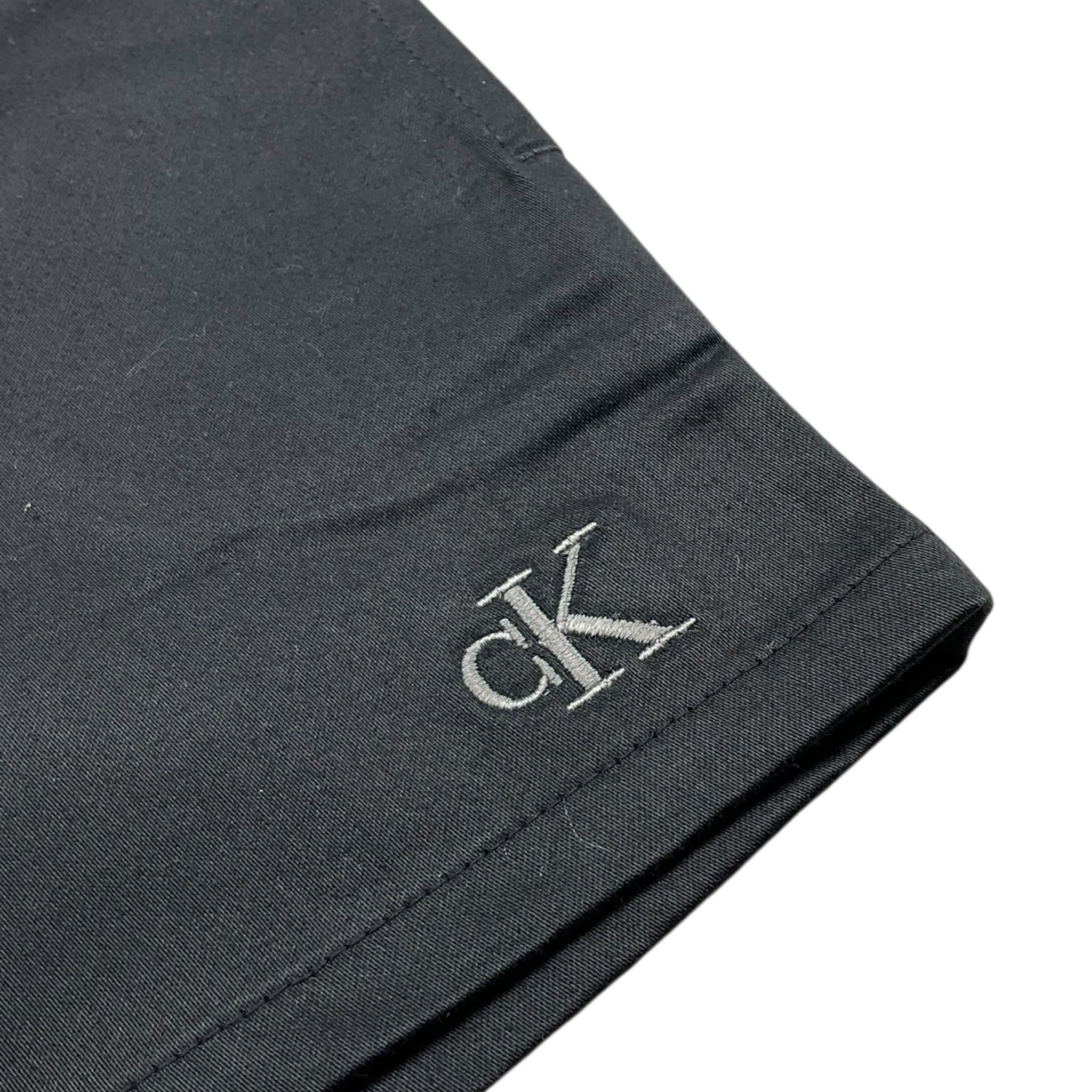 Calvin Klein Short Tinta Unita con Elastico In Vita per Neonata IN0IN00317 NERO CALVIN KLEIN 